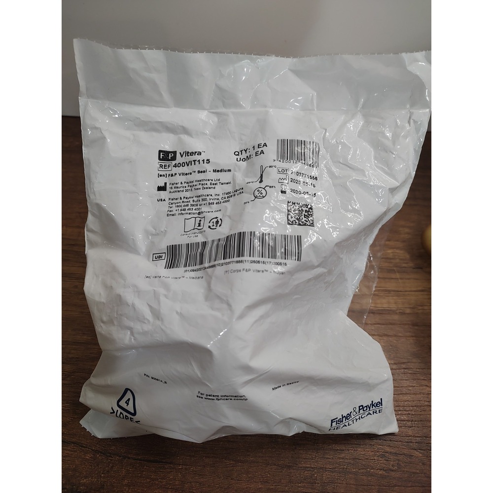Fisher & Paykel Vitera Medium Full Face Cushions  400VIT115  NEW SEALED 2 Packs